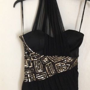 Holiday Weekend Sale👗Bebe black sequined dress